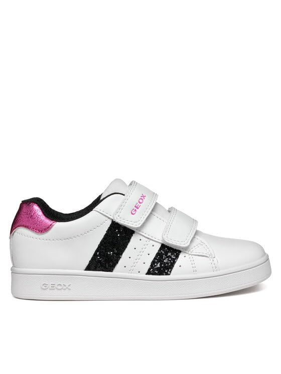 Geox Fille J Eclyper Girl A chaussures blanches pour l'école