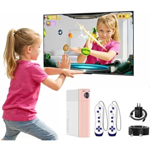 AR Motion Game Console for Kids: Plug&Play Interaction TV Video Games