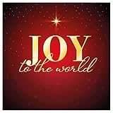 Premium Christliche Weihnachtskarten mit Umschlag Set, 10 Stück - Joy to the world, Lukas 2:11, Nostalgie Weihnachtskarten mit Umschlägen, Weihnachtsgruß auf der Innenseite in Englisch