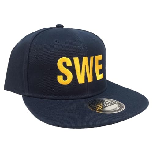 Casquette snapback unisexe 100% acrylique réglable 6 panneaux