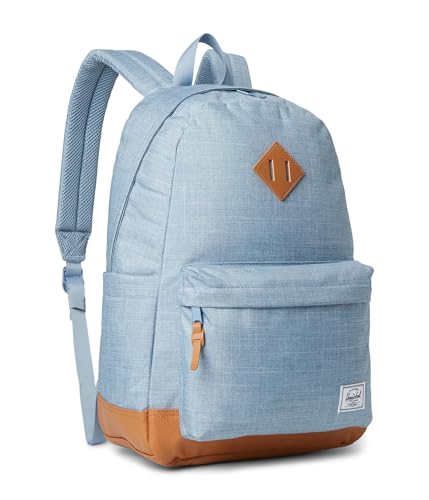 Herschel Supply Co. Unisex, Herschel Heritage Backpack, Ashley Blue Crosshatch/Natural, One Size