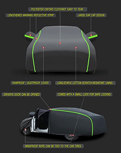 Pokrowiec samochodowy do samochodu Opel Mokka X Van SUV Van (2018), odporny na warunki atmosferyczne pokrowiec samochodowy: chroń swój pojazd przed deszczem, śniegiem i słońcem – wodoszczelna ochrona