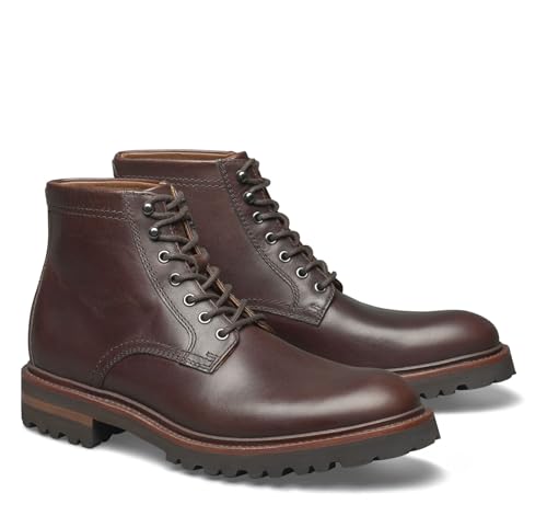 Johnston & Murphy Dudley Lug Plain Toe Lace-Up Dress Boot4