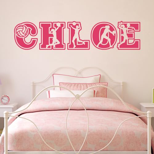 Vinilo decorativo personalizado para pared habitación niñas miniatura 2