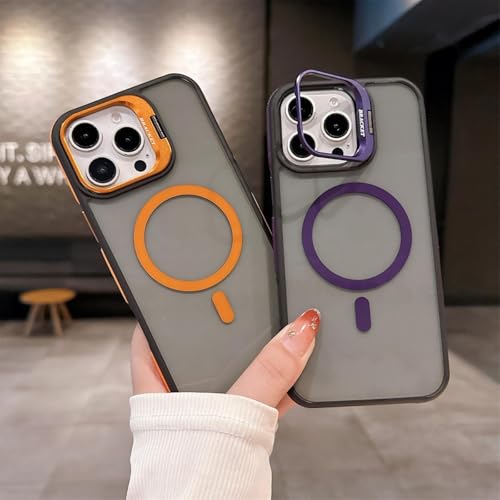 Coque de protection iPhone 11 Pro aimantée avec béquille de luxe - 2