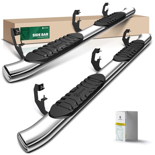 Estribos laterales de acero inoxidable cromado para SUV miniatura 1