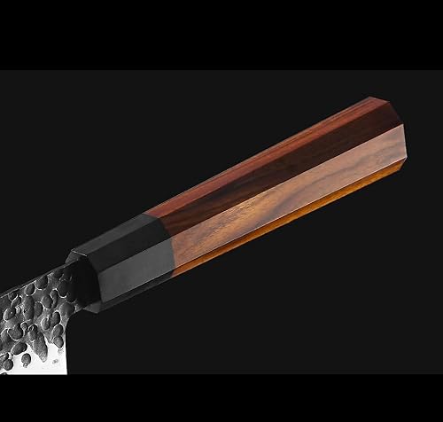 Miniatura 4 de Cuchillo de cocina japonés de 5 pulgadas, cuchillo de chef, cuchillo de cocina de acero inoxidable japonés HSS - Cuchillos de chef forjados