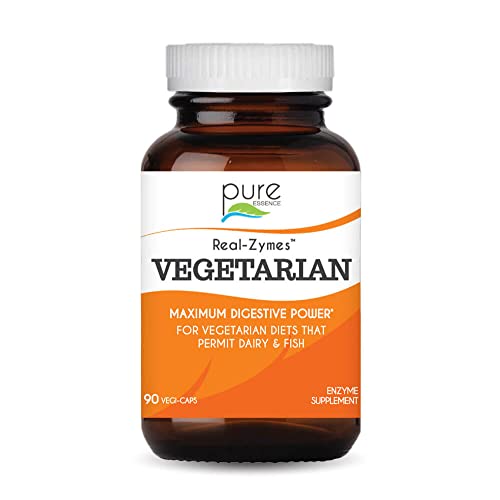 Real-Zymes™ Vegetarian Digestive Enzymes Supplement With Probiotics For Better Digestion - Natural Support For Relief Of Bloating, Gas, Belching, Diarrhea, Constipation, Ibs, Etc. - 90 Caps #TOP10