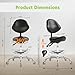Nolasalon Saddle Stool Chair with Wheels,Ergonomic Swivel Rolling Height Adjustable for Salon Beauty Clinic Dentist Tattoo Home Office
