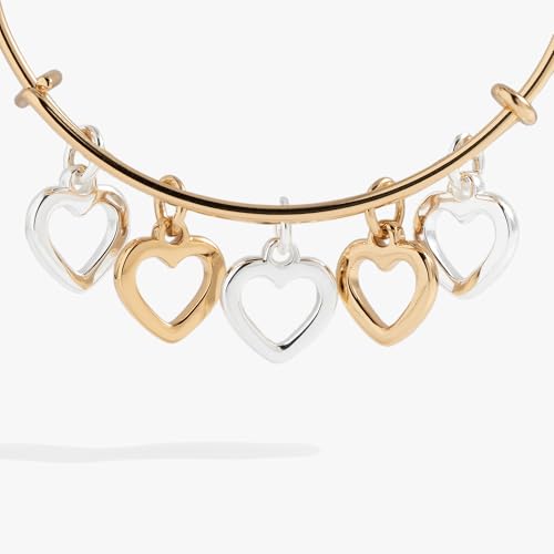 Alex and Ani Hearts Multi-Charm Bangle2