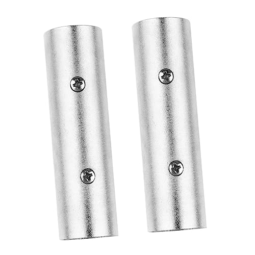 EXCEART 2pièces Connecteur XLR Mâle vers Mâle Broches Adaptateur pour Table De Mixage Microphone Et Ligne Audio