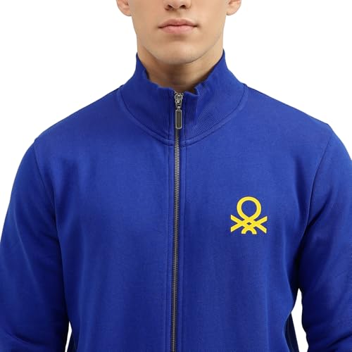Image of United Colors of Benetton Men's Cotton Hooded Sweatshirt