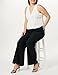 The Drop Women's Paloma Lace Trimmed Sleeveless Top, Whisper White, XS