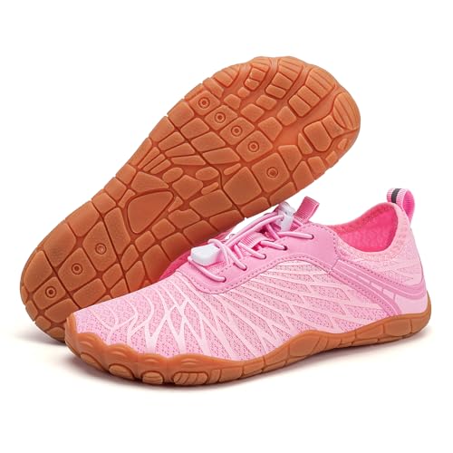 Image of Hike Barefoot Shoes for Women Men Breathable & Non-Slip Athletic Footwear Wide Toe Water Shoes,Designed for Walking,Running&Swimming