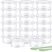 LEOBRO Slime Storage Containers, 20 Pack Foam Ball Storage Containers with Lids for 20g Slime