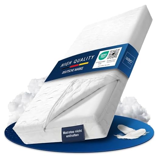 LILENO HOME Matratzenbezug 90x200 cm Reißverschluss - waschbarer Matratzenschoner aus Microfaser ideal für Allergiker - extra weicher Schonbezug für Matratzen (rundum) Höhe 12-14 cm