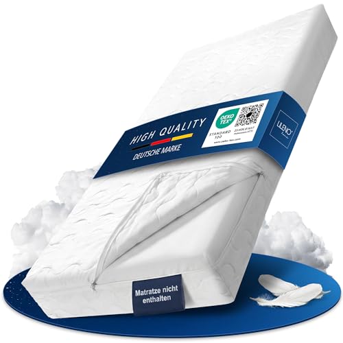LILENO HOME Matratzenbezug 140x200 cm Reißverschluss - waschbarer Matratzenschoner aus Microfaser ideal für Allergiker - extra weicher Schonbezug für Matratzen (rundum) Höhe 14-16 cm