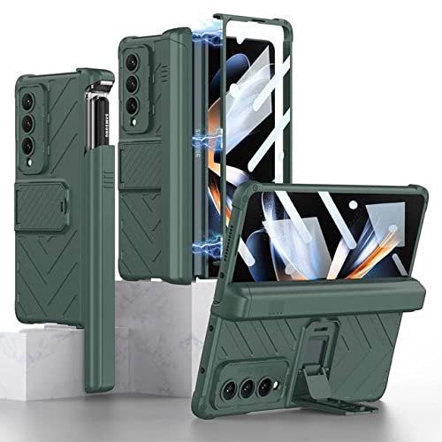 Coque Samsung Z Fold 4 antichute verte pour sécuriser votre smartphone au bureau et en voyage