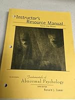 IR to Fundamentals of Abnormal Psychology 5e 1429200197 Book Cover