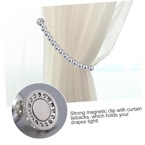 Clips para cortinas Alipis con imán potente y cuerda de diseño trenzado 8