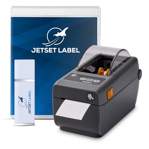 Zebra ZD411 Network Pro (Zebra ZD410 Replacement) Direct Thermal | 203 DPI | ZD4A022-D01E00EZ | USB, Ethernet, USB Host, Modular Connectivity Slot, BTLE5, EZPL | 2 in Width | Includes Jetset Software