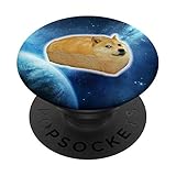 Fashion Shiba Inu Doge Bread Meme Dog Mobile Phone Popsocket PopSockets PopGrip: Swappable Grip for...