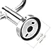 Tool parts 304 Stainless Steel Towel Ring With Screws - 6.49 x 1.96 x 3.74 Inch - Silver Tone