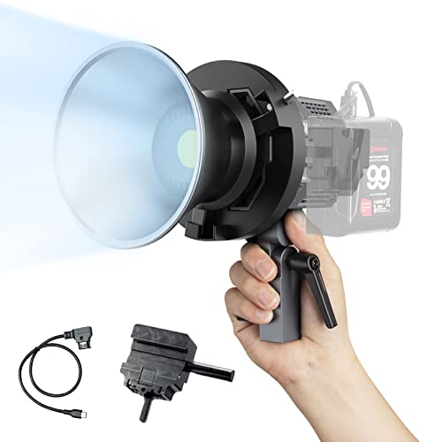 �r�f�I���C�g, COLBOR CL60 VM2 �Z�b�g ���ڋ��d�\ �B�e���C�gD-TAP to Type-c �P�[�u�� v�o�b�e���[�}�E���g�t��65WCOB ��Əo��80W ���y�� �d��550g �F���x2700-6500K �F���x�����\ CRI97 A