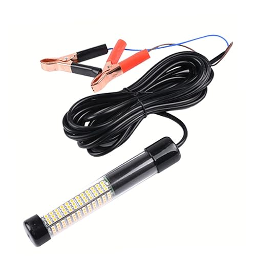 HEMOTON Fishing Underwater Lamp LED Lure Light for Night Fishing Portable High Brightness Fishing Lamp for Outdoors Durable and Lightweight Design for Anglers