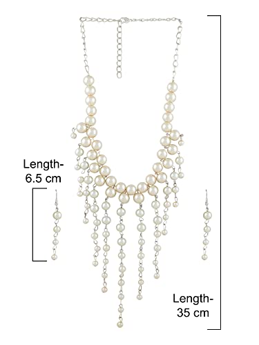 Contemporary V-Shape Necklace & Earring Set for Women