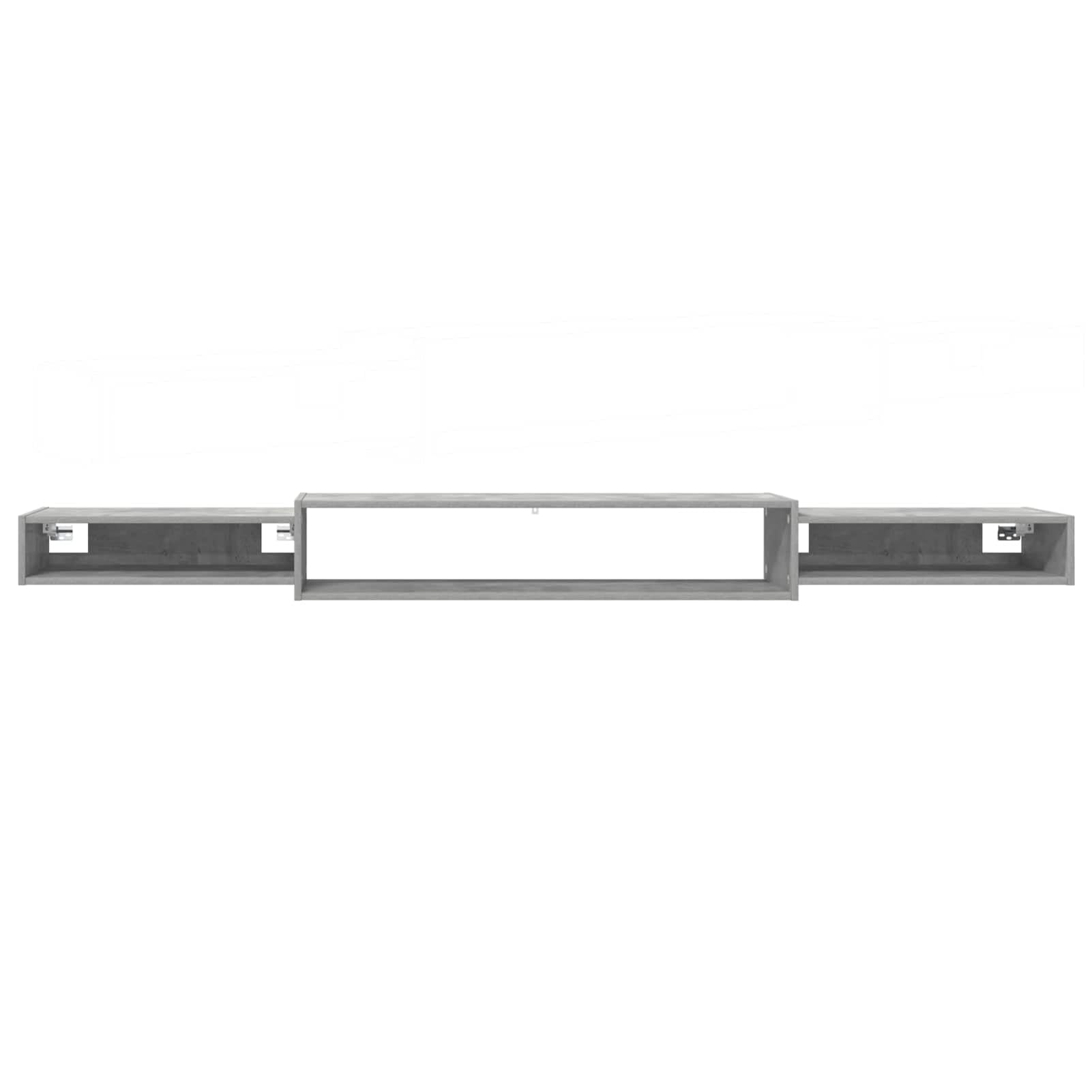 Gecheer Wandmontierter TV-Schrank Wandhalterung Betongrau, Fernsehschrank Fernsehtisch TV-Lowboard für Wohnzimmer Home-Cinema Gamerzimmer8006016