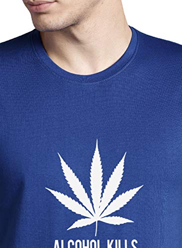 Image of ADRO Men's Solid Regular Fit T-Shirt
