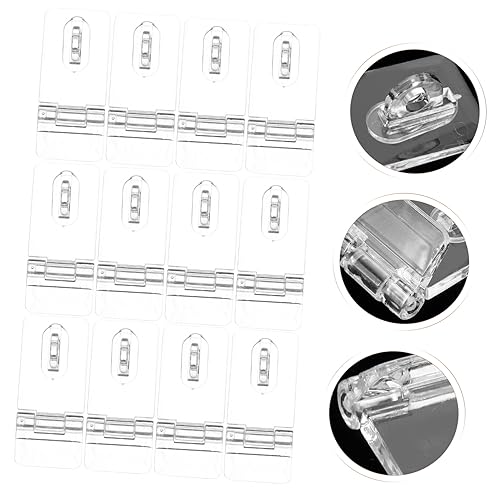Image of DOITOOL Sets Plastic Hasp Latches Lock Acrylic Lock for Jewelry Boxes Small Jewelry Box Buckle
