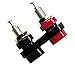 Pomona Double Banana Jack 15A Turret Blue/Black - 5233-0