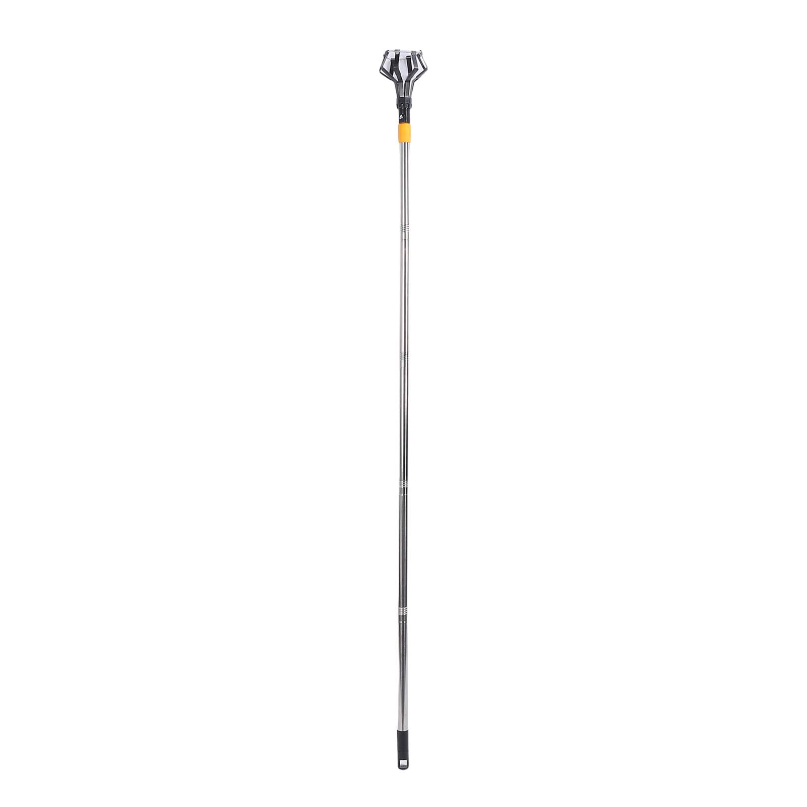 RIZGHWOY High Ceiling Light Bulb Changer, Telescopic Extension Pole with Flip Lock Design and Non Slip Foam Handle, for Reaching 1.8m Hard and Universal Attachments