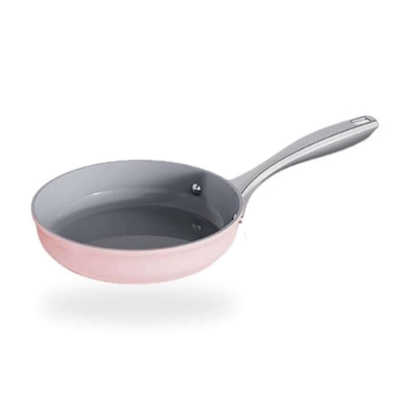 Cast Aluminium Nonstick Frying Pan, Ceramic Coating, All Stovetops (28cm,pink)