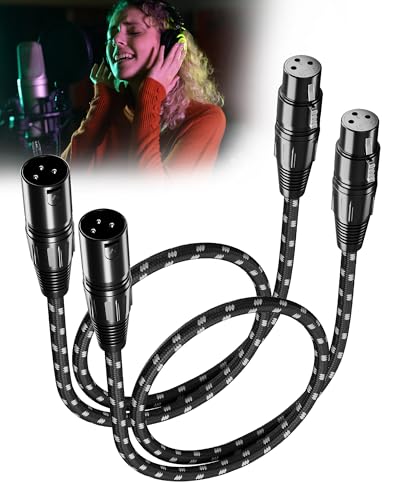 2ft Braided XLRs