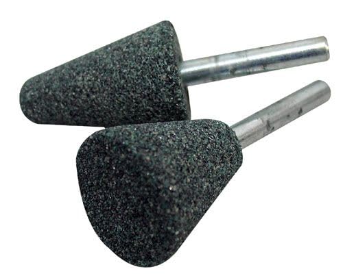 Schleifscheiben mit 6 mm Schaft, grün, ideal zum Polieren, Schruppen und Formen verschiedener Materialien.