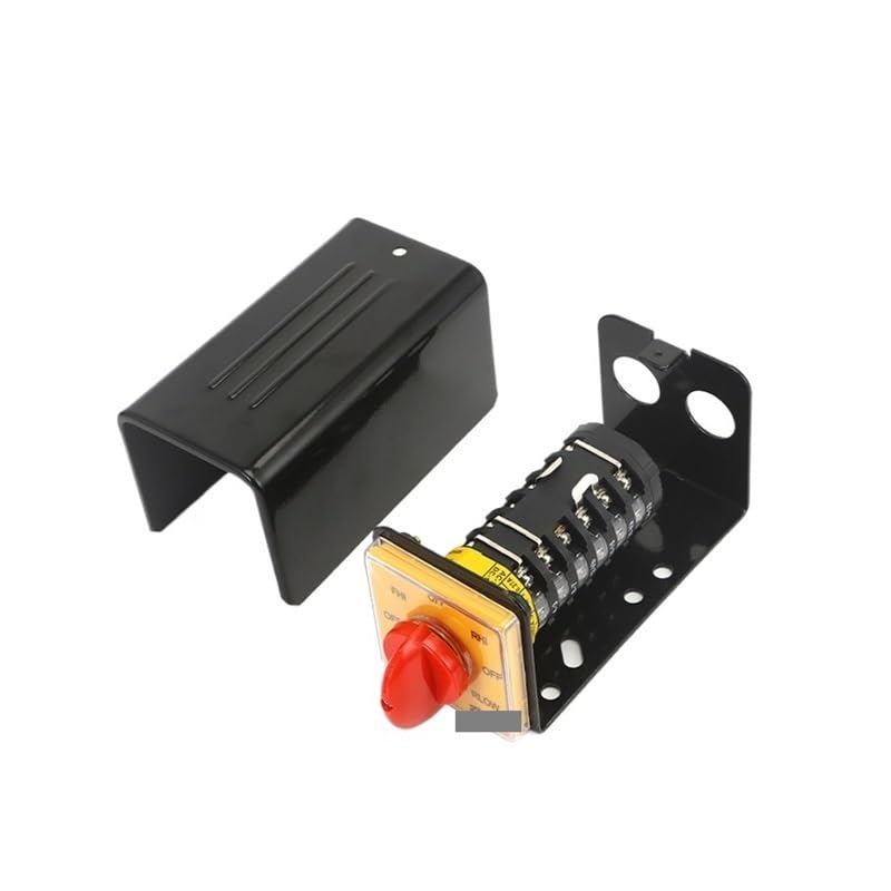 25A Momentary Rotary Cam Changeover Switch 660V 2-Pole 3-Position 8  Terminals SZW25-64D/6BF 25A 6Pole 24 Screw 8 Position Changeover Cam Switch