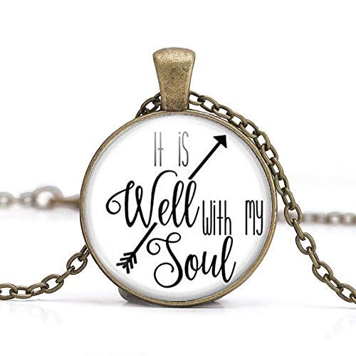 DWQYFTH It is Well with My Soul Faith �N���X�`�����M�t�g ��܂��N���X�`�����l�b�N���X