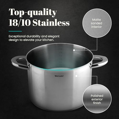 Miniatura 4 de Olla Con Tapa De Acero Inox 24cm. Wecook! Pro