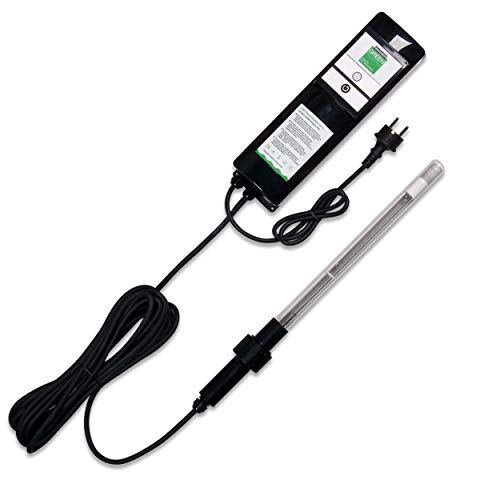 Wagner Green 40 Watt UVC Amalgam Tauchstrahler 3-tgl. Bausatz mit Betriebsstundenzähler, UVC Teichklärer Lampe für den Gartenteich Koiteich Filter zur Entkeimung und Algenvernichter Wagner Green 40 Watt UVC Amalgam Tauchstrahler 3-tgl. Bausatz mit Betriebsstundenzähler, UVC Teichklärer Lampe für den Gartenteich Koiteich Filter zur Entkeimung und Algenvernichter