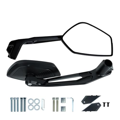 Espejo retrovisor de motocicleta para R1300GS R1250GS y F900GS recambio negro de cristal plano