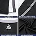 AMZSPORT 3 Pack Men's Compression Shirts Short Sleeve, Cool Dry Athletic Base Layer Top, Moisture Wicking Workout Undershirt for Gym, Running (Black White Grey XXL)