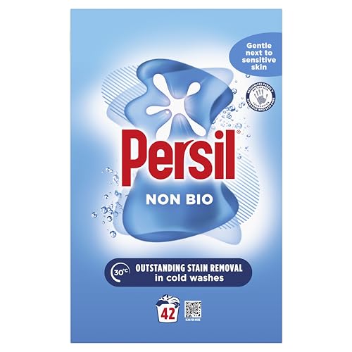 Persil Non Bio Non Bio Washing Powder gentle next to sensitive skin for outstanding stain removal in cold washes 42 washes (2.1 kg)