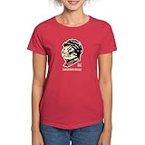 CafePress Chairman Meow Women's Dark T Shirt 2 Womens Cotton Dark T-Shirt Red