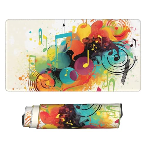 Sous-main étendu tapis de souris de jeu antidérapant écriture 40,6x74,9 cm