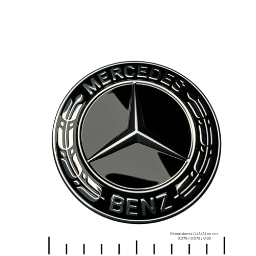 Mercedes-Benz Collection Radnabenabdeckung | Stern Mit Lorbeerkranz | Schwarz