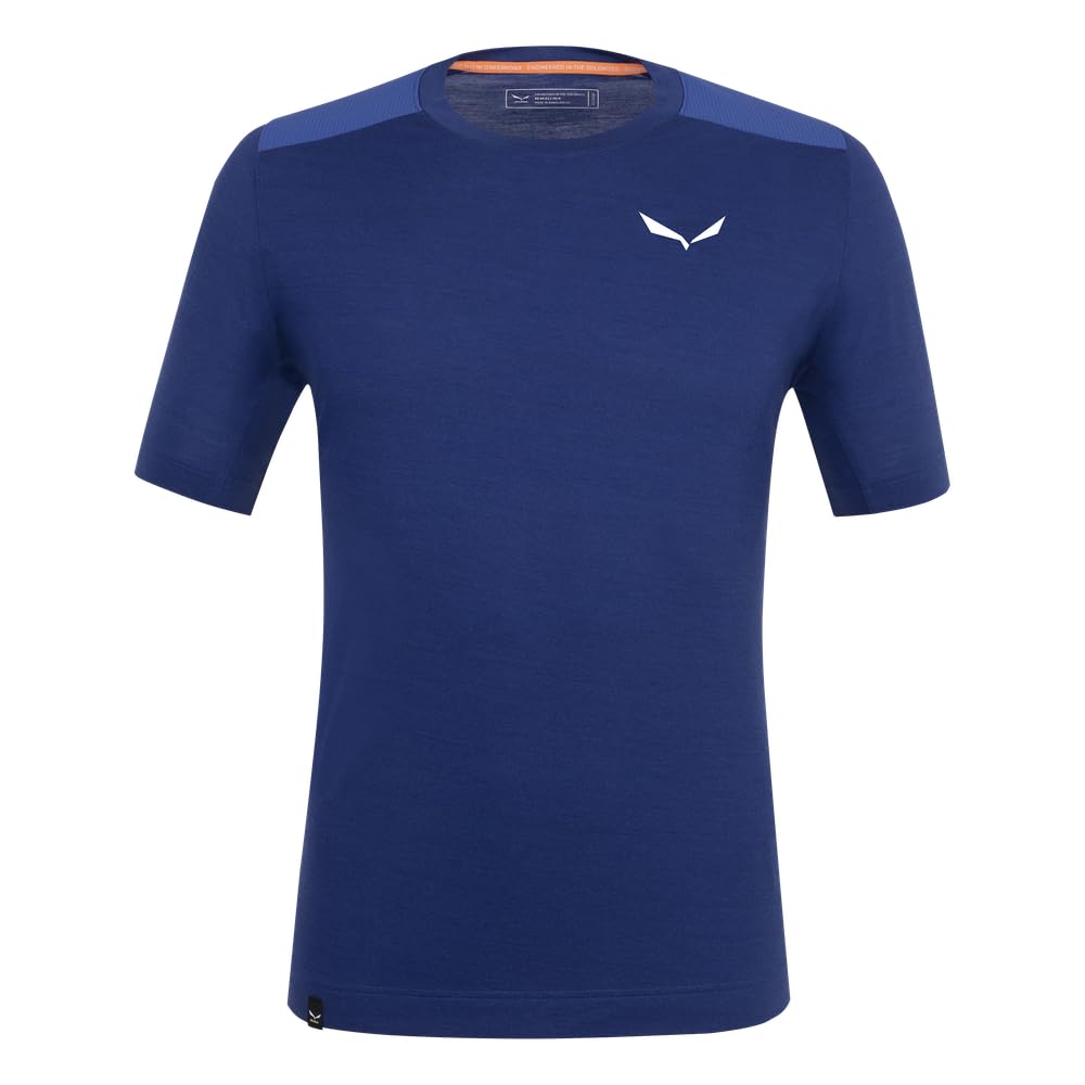 Salewa Agner Merino T-Shirt Men, Blue, L