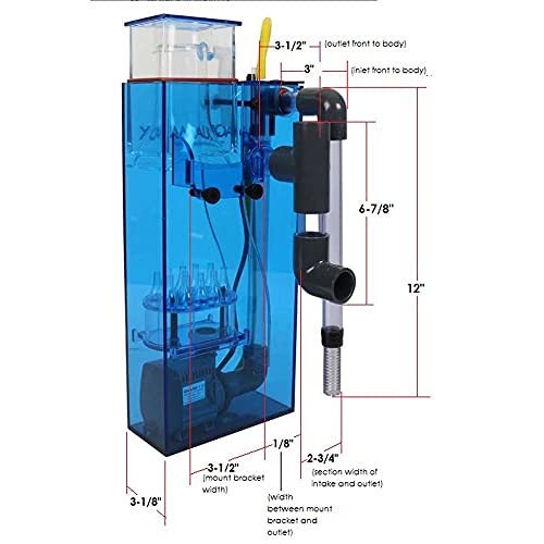 Ruiyuxin Usb Aquamaxx Hob-1.5 Hang-On-Back Protein Skimmer #TOP4